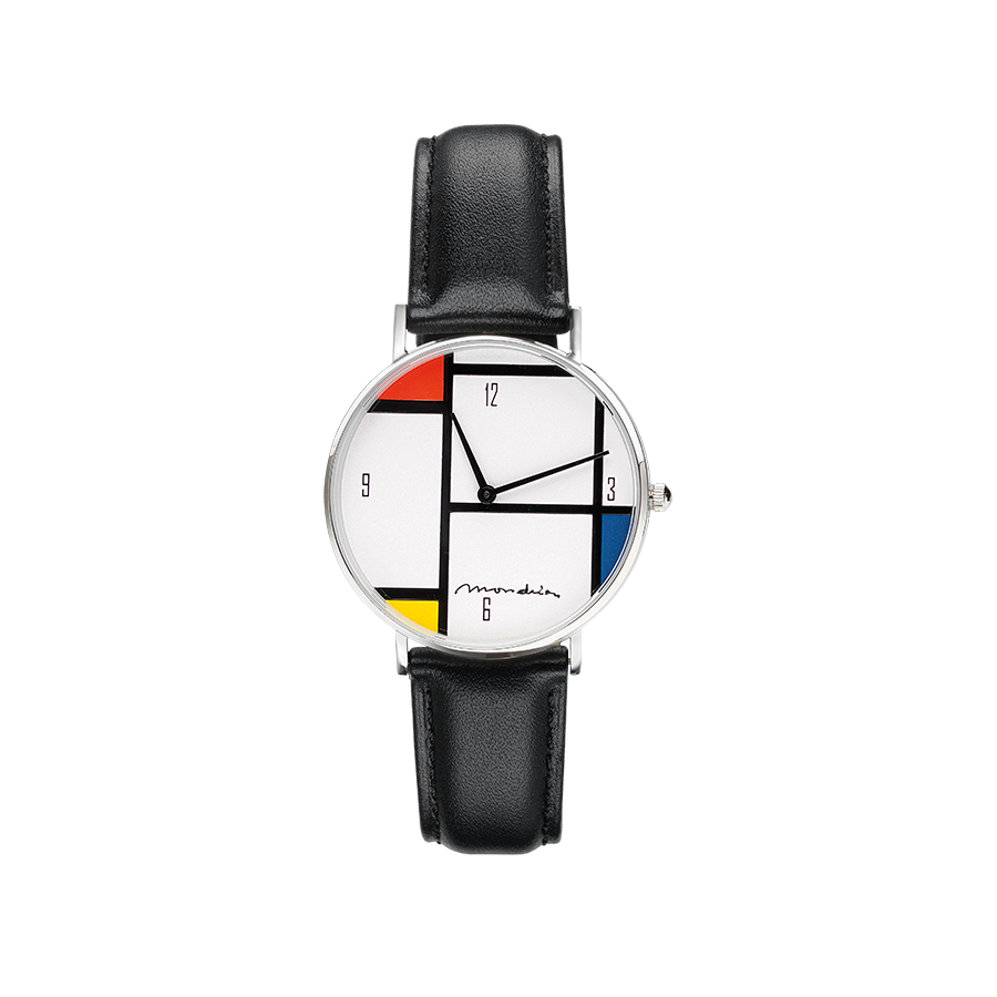 Piet Mondrian: Künstlerarmbanduhr Tableau Nr. IV