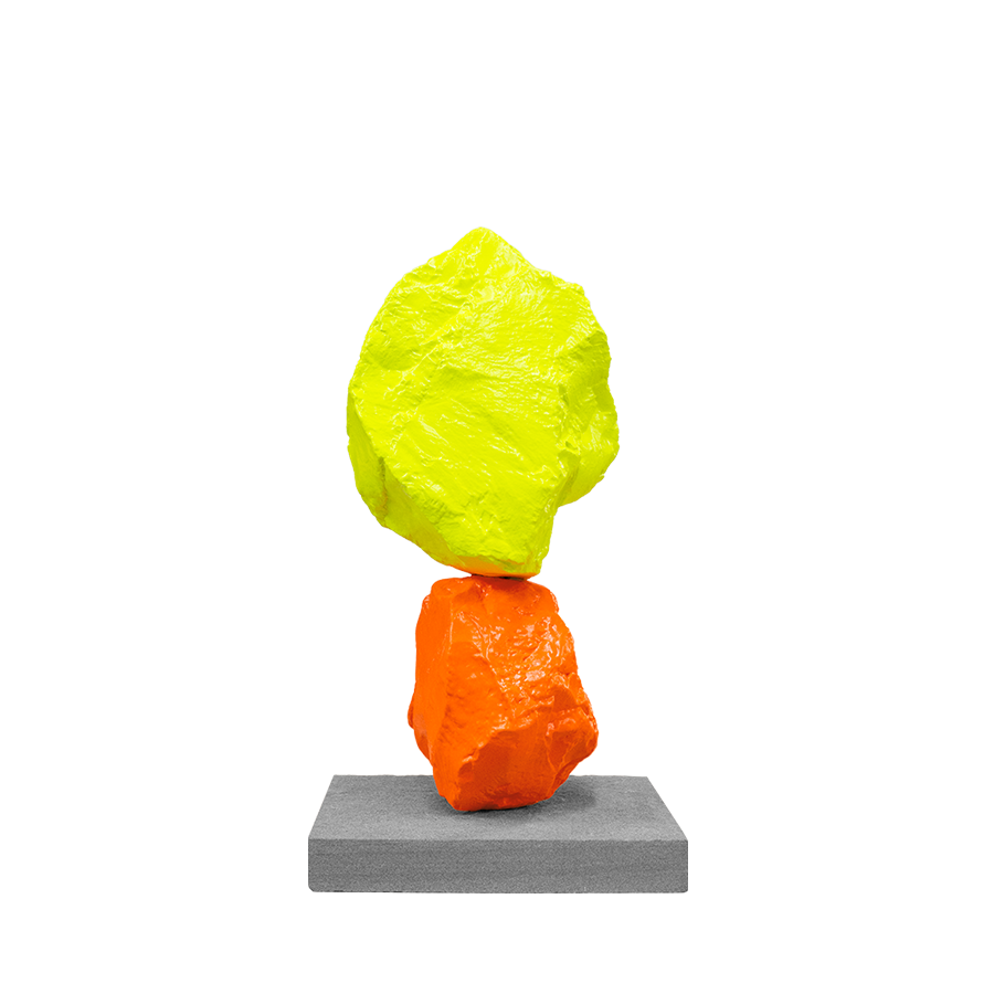 Skulptur «Small Orange Yellow Mountain» (2024)