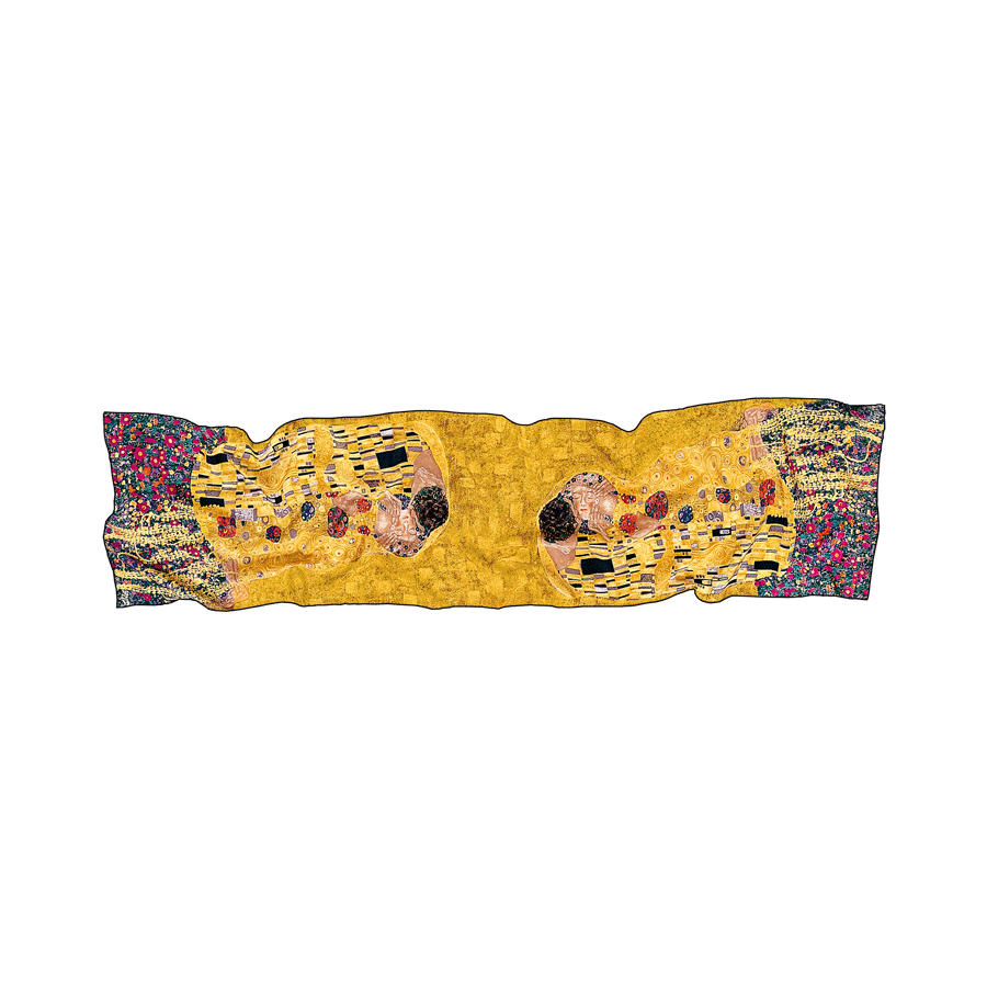 Gustav Klimt: Seidenschal Der Kuss
