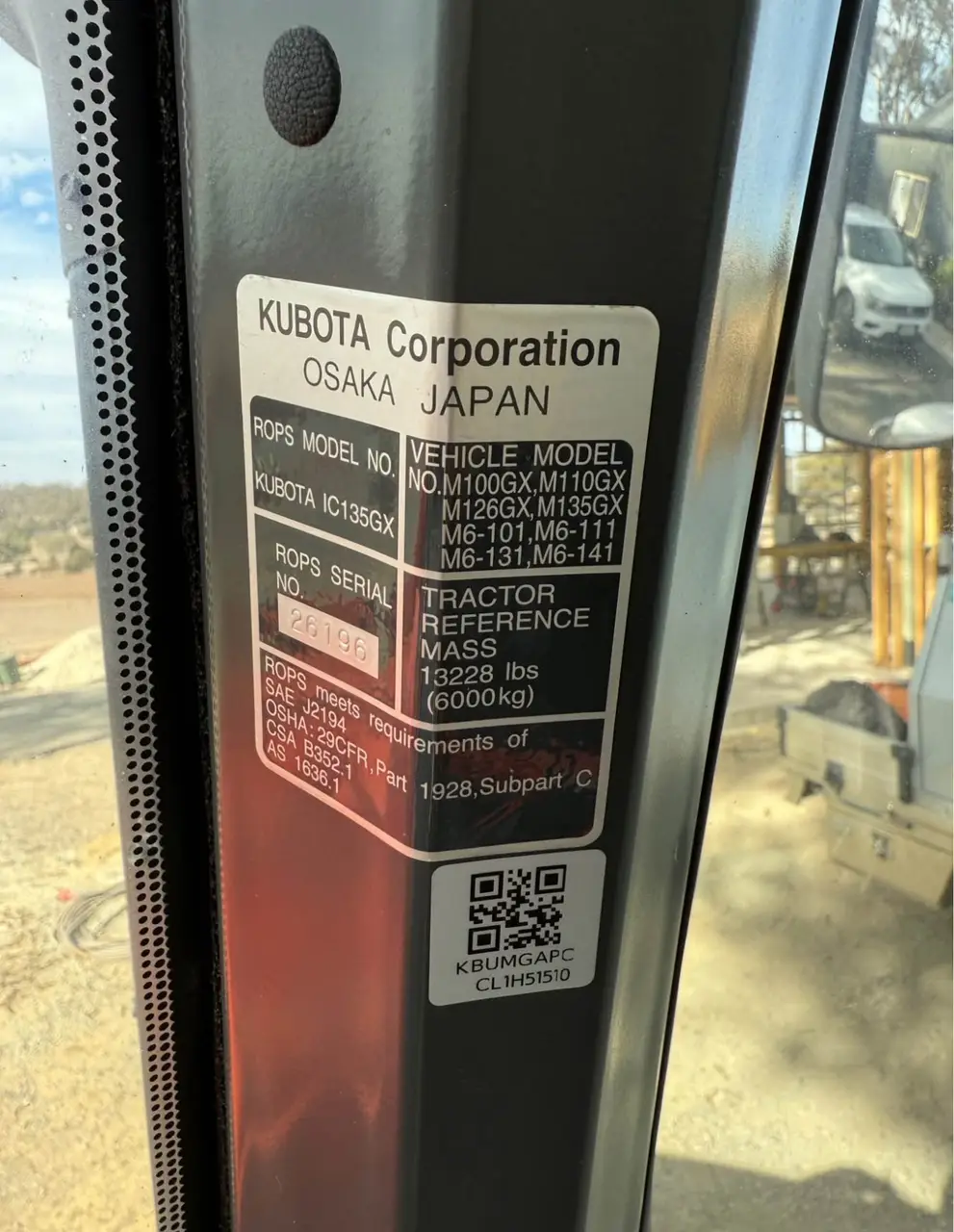 Kubota m100gx (12 of 14)