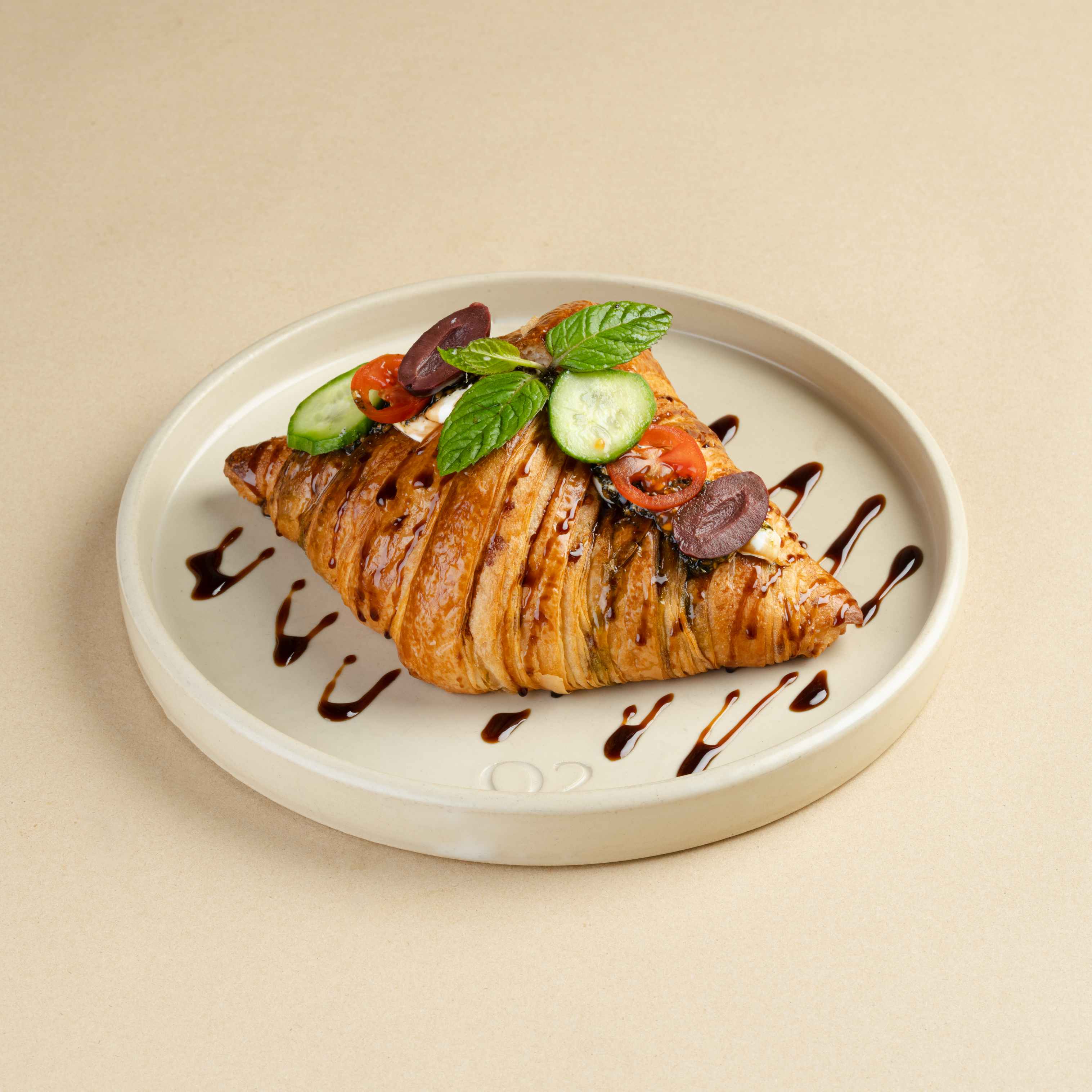 Labnah and Zaatar Croissant