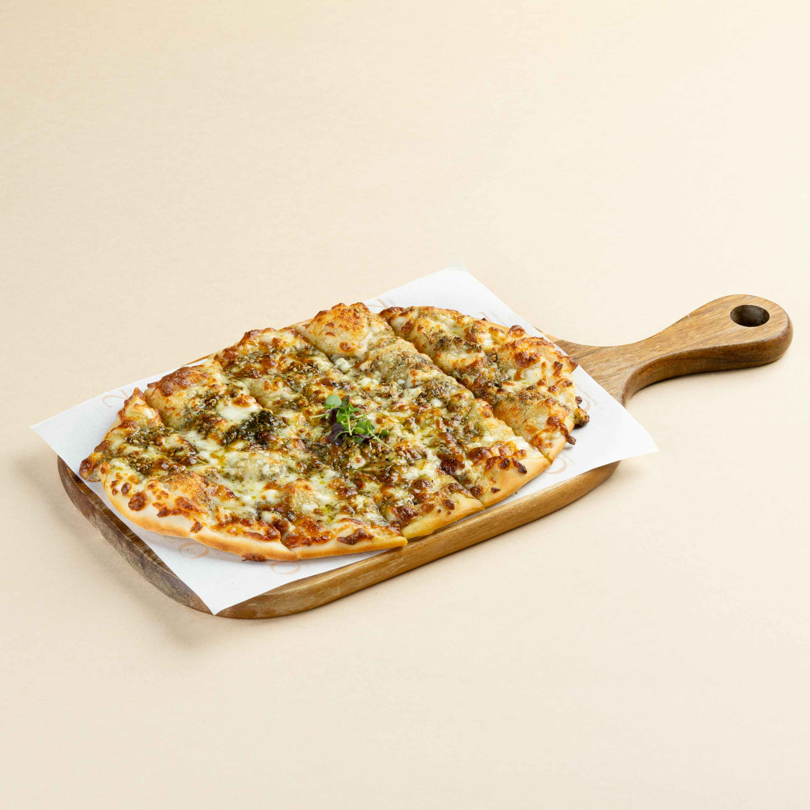 CHEESE ZAATAR FLAT BREAD