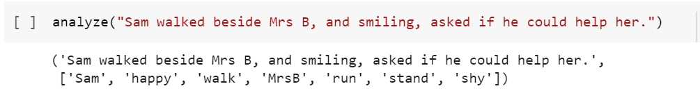Classifier output testing MrsB and MrsShort as no-space character identifiers
