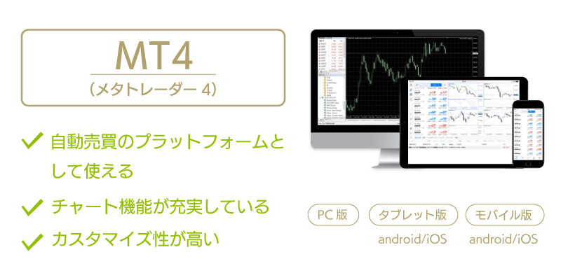 MT4の3つの特徴