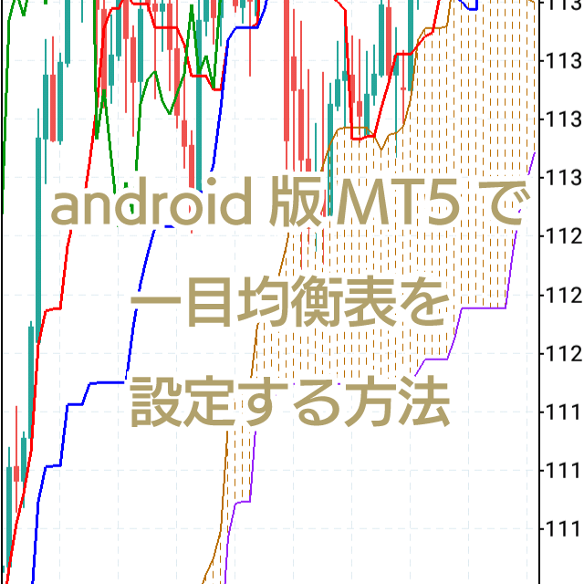 android版MT5（メタトレーダー5）で一目均衡表を設定する方法 | OANDA 