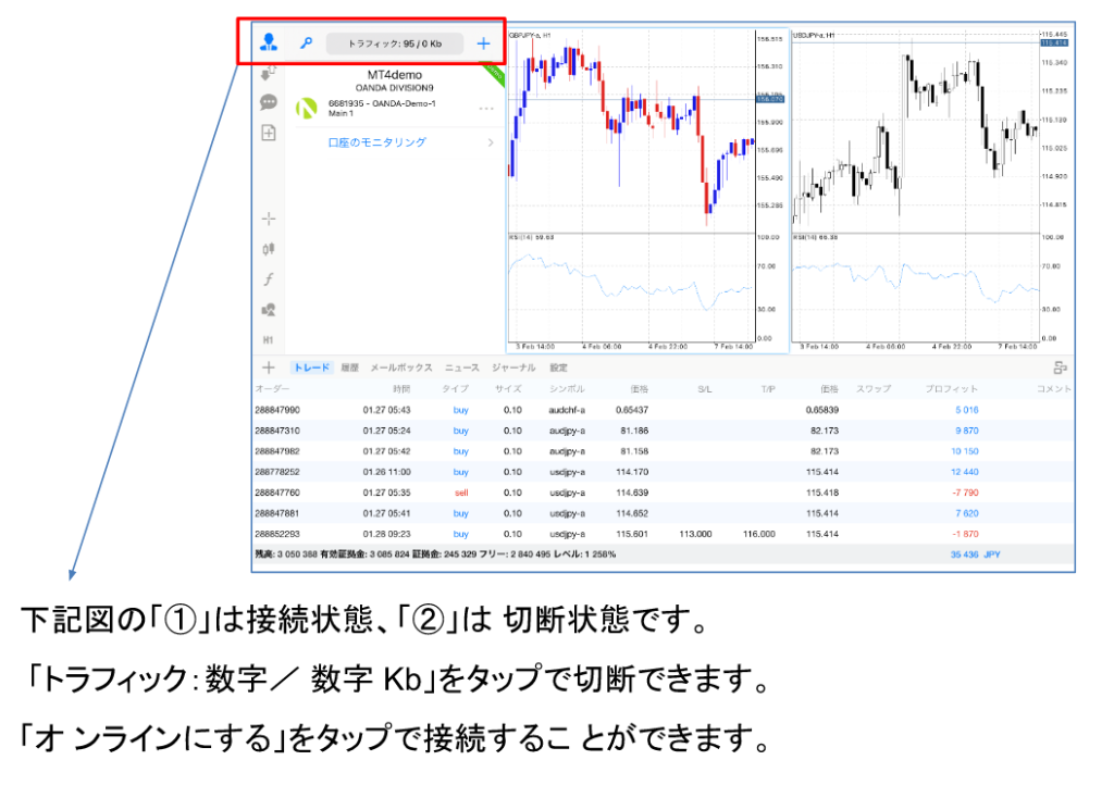 ログアウト方法1