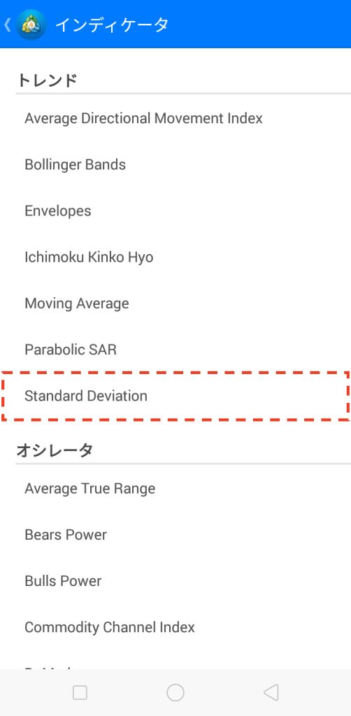 標準偏差をチャートに追加する方法