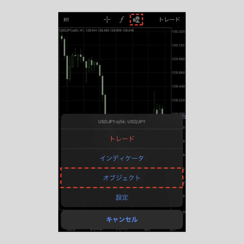 iPhone版MT4(メタトレーダー4)の図形の描き方 | OANDA FX/CFD iPhone版MT4(メタトレーダー4)の図形の描き方 | OANDA FX/CFD