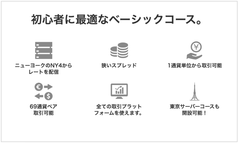 OANDA証券では1通貨からの取引が可能<