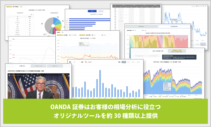 投資戦略に役立つ豊富なオリジナルツール