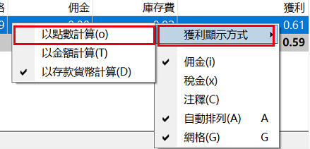 在MT4以pips顯示盈虧額的方法