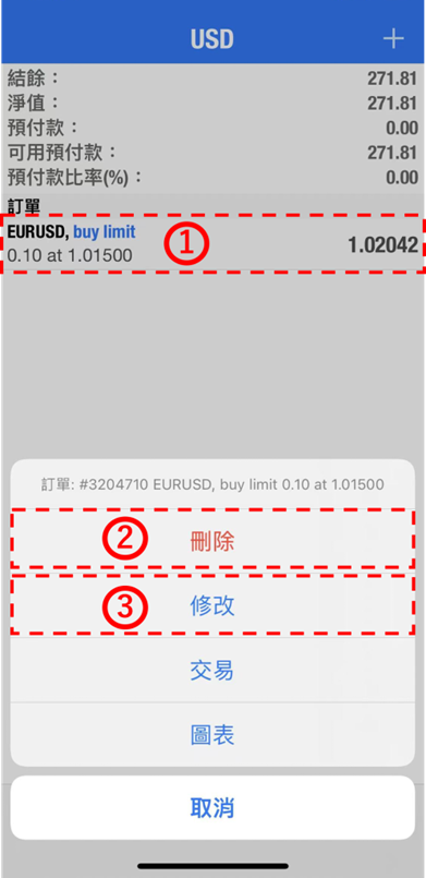 取消訂單