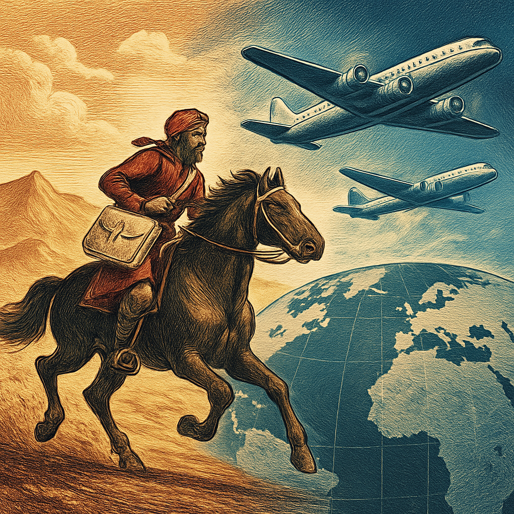 From Horseback to Airmail: The Evolution of Global Postal Systems