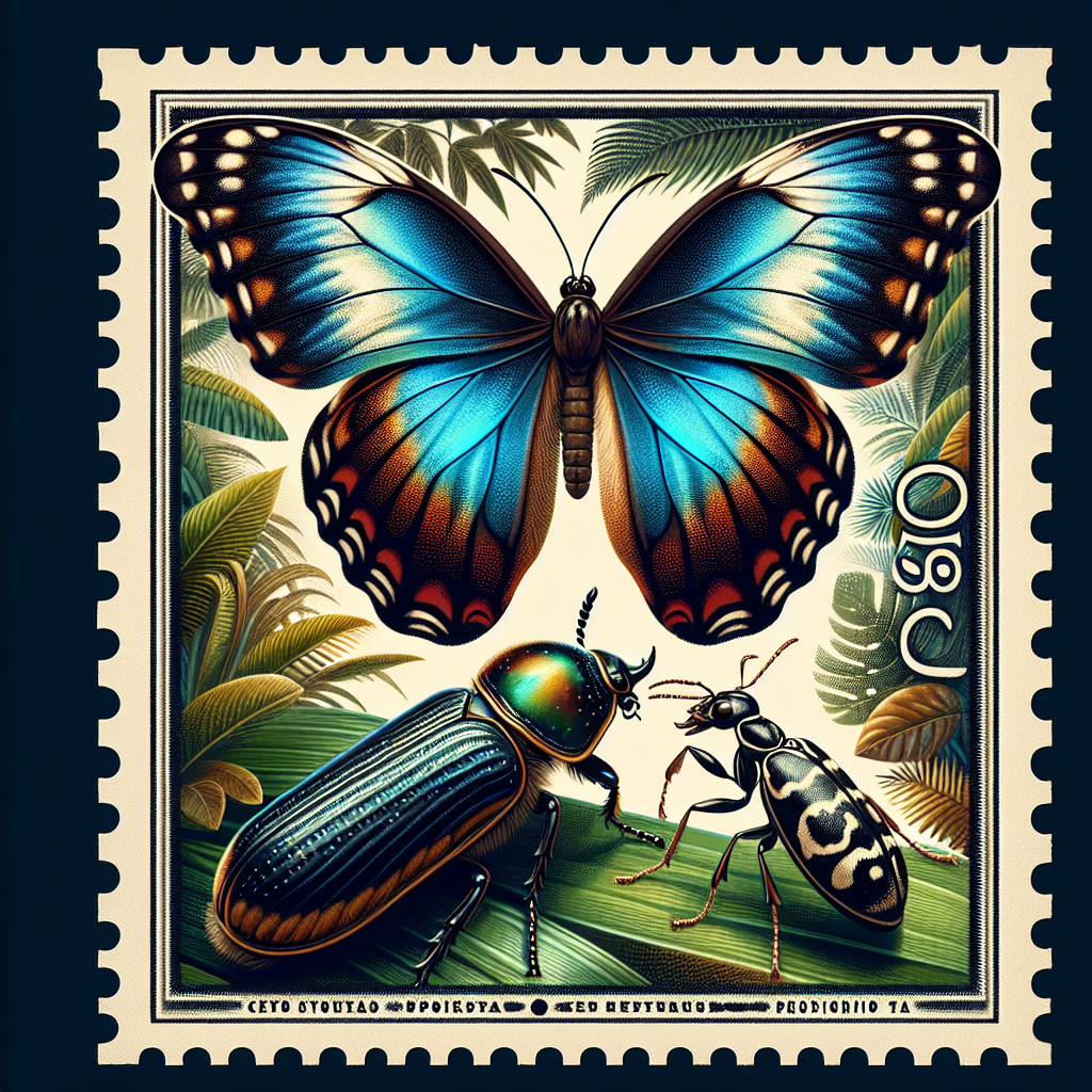 Tropical Insects and Birds: The Most Beautiful Wildlife Stamps from South America