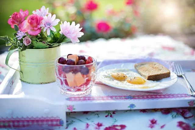 A plate of healthy food with a variety of protein sources and vegetables.