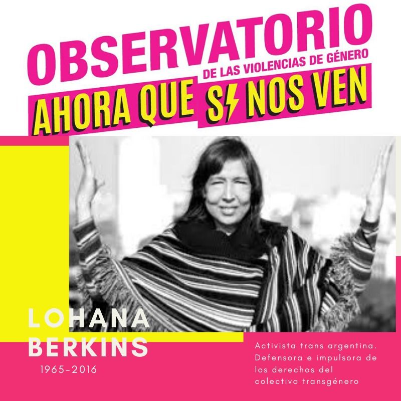 Lohana activista trans argentina