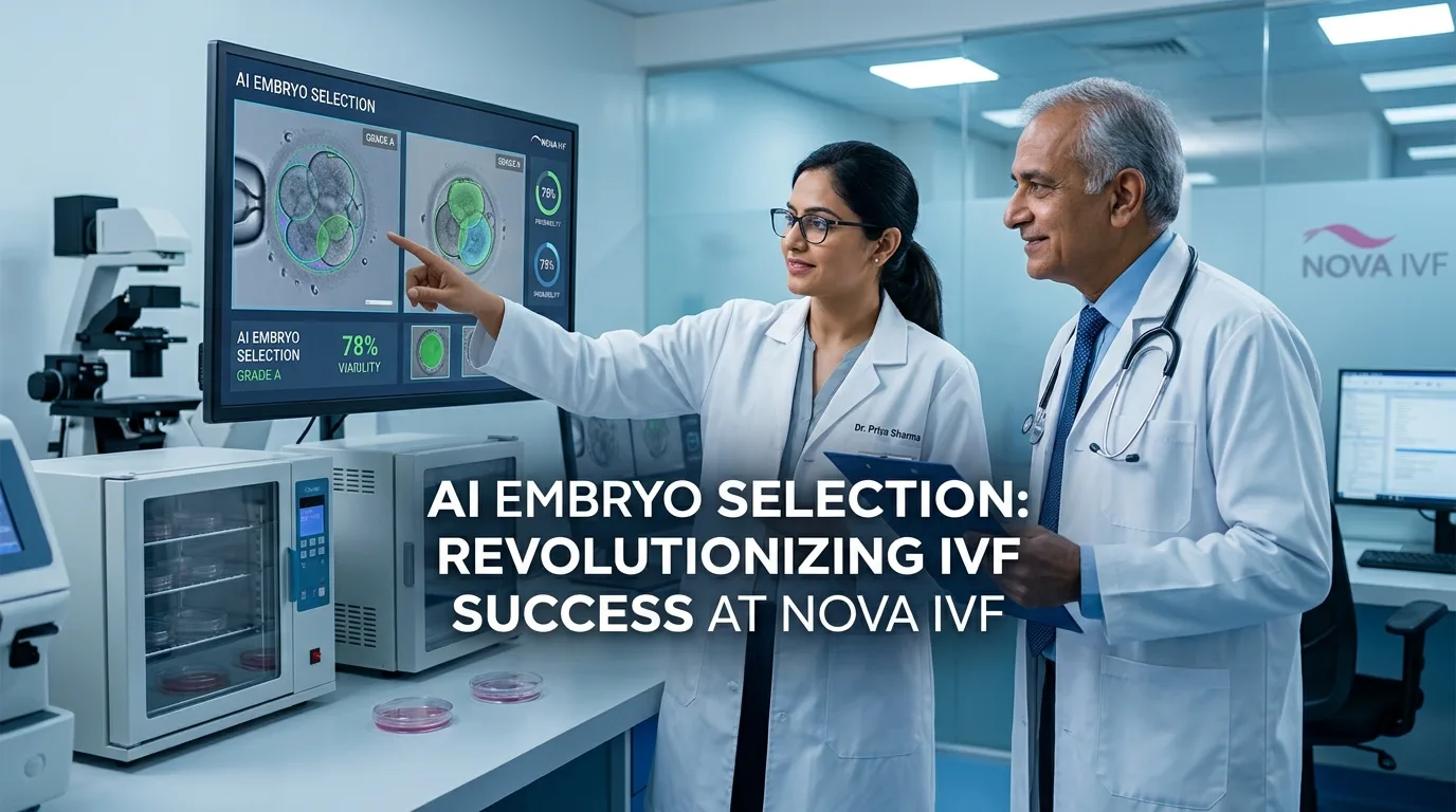 Indian doctor discussing AI Embryo Selection: Revolutionizing IVF Success at Nova IVF