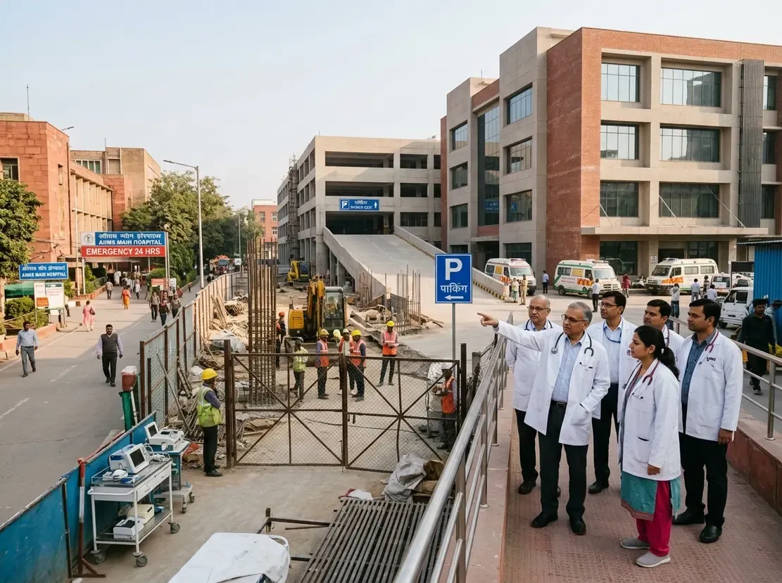 AIIMS Delhi Expands Critical Care and Parking Facilities - OC Academy Medical Insights