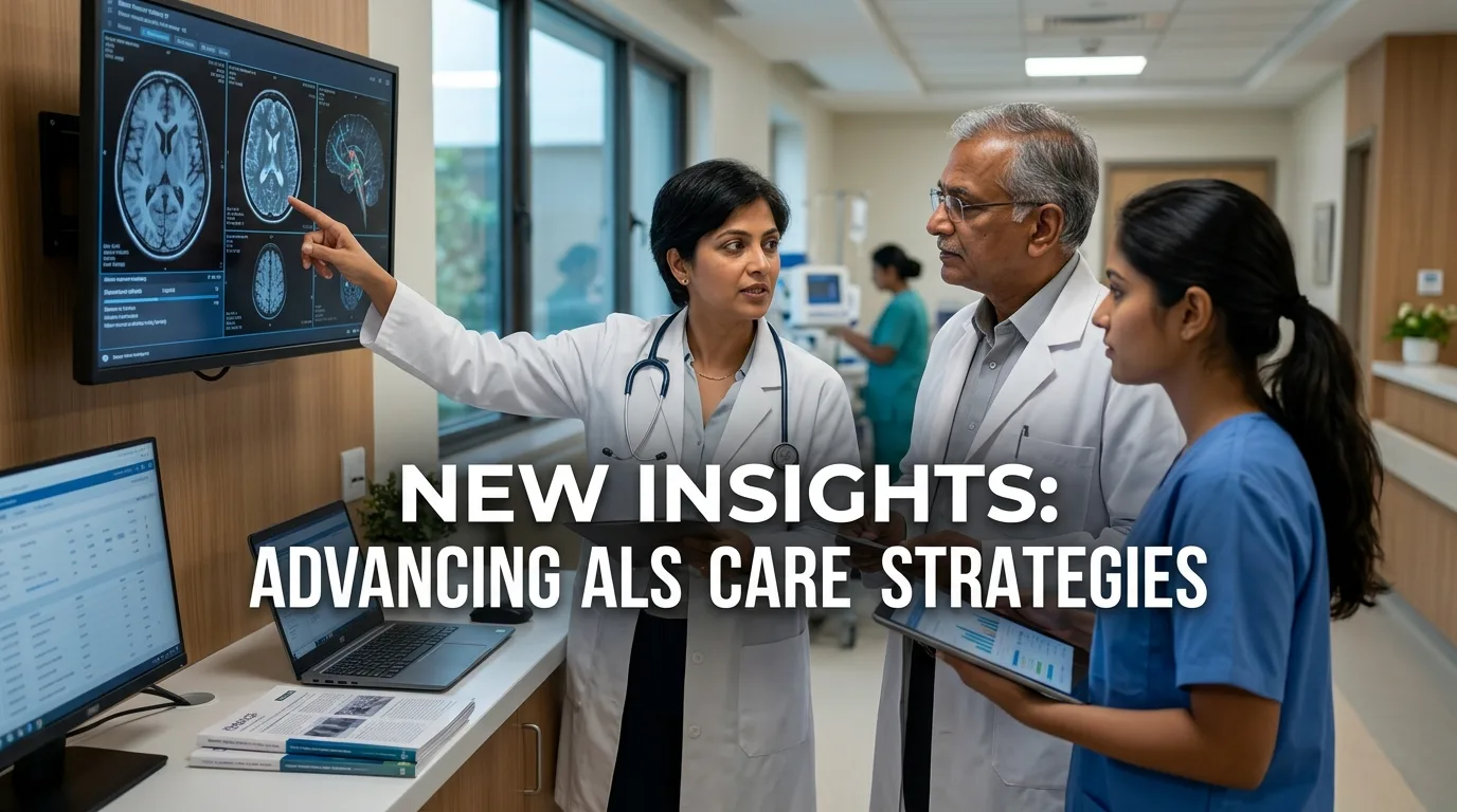 Indian doctor discussing New Insights into ALS Management: Top Clinical Strategies
