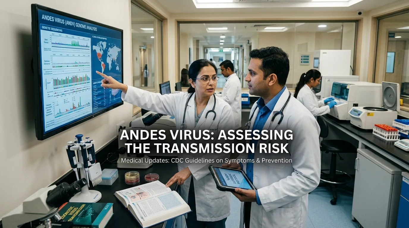 Indian doctor discussing Andes Virus Outbreak: Assessing the Transmission Risk