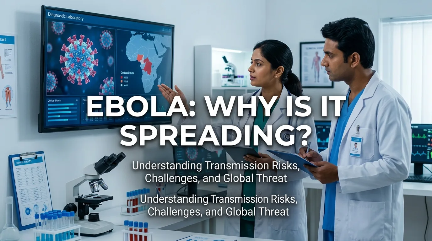 Indian doctor discussing Why is the New Bundibugyo Ebola Outbreak Spreading?