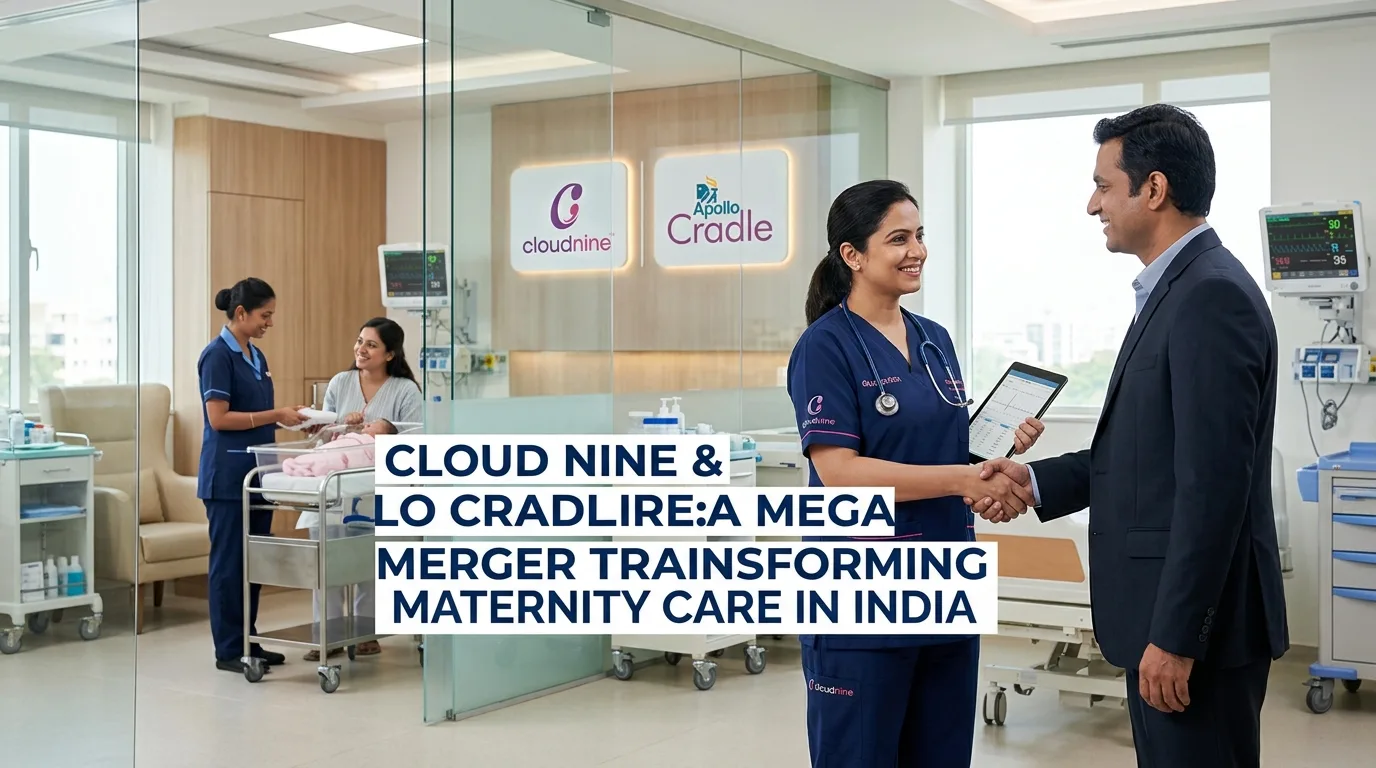 Indian doctor discussing Cloudnine Acquires Apollo Cradle in a Mega Merger