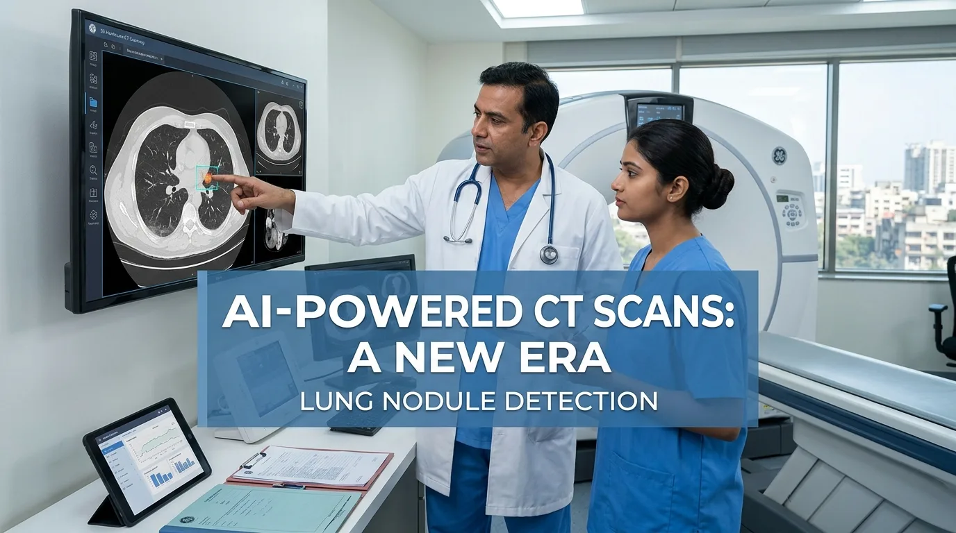 Indian doctor discussing AI-Powered CT Scans: A New Era for Lung Nodule Detection