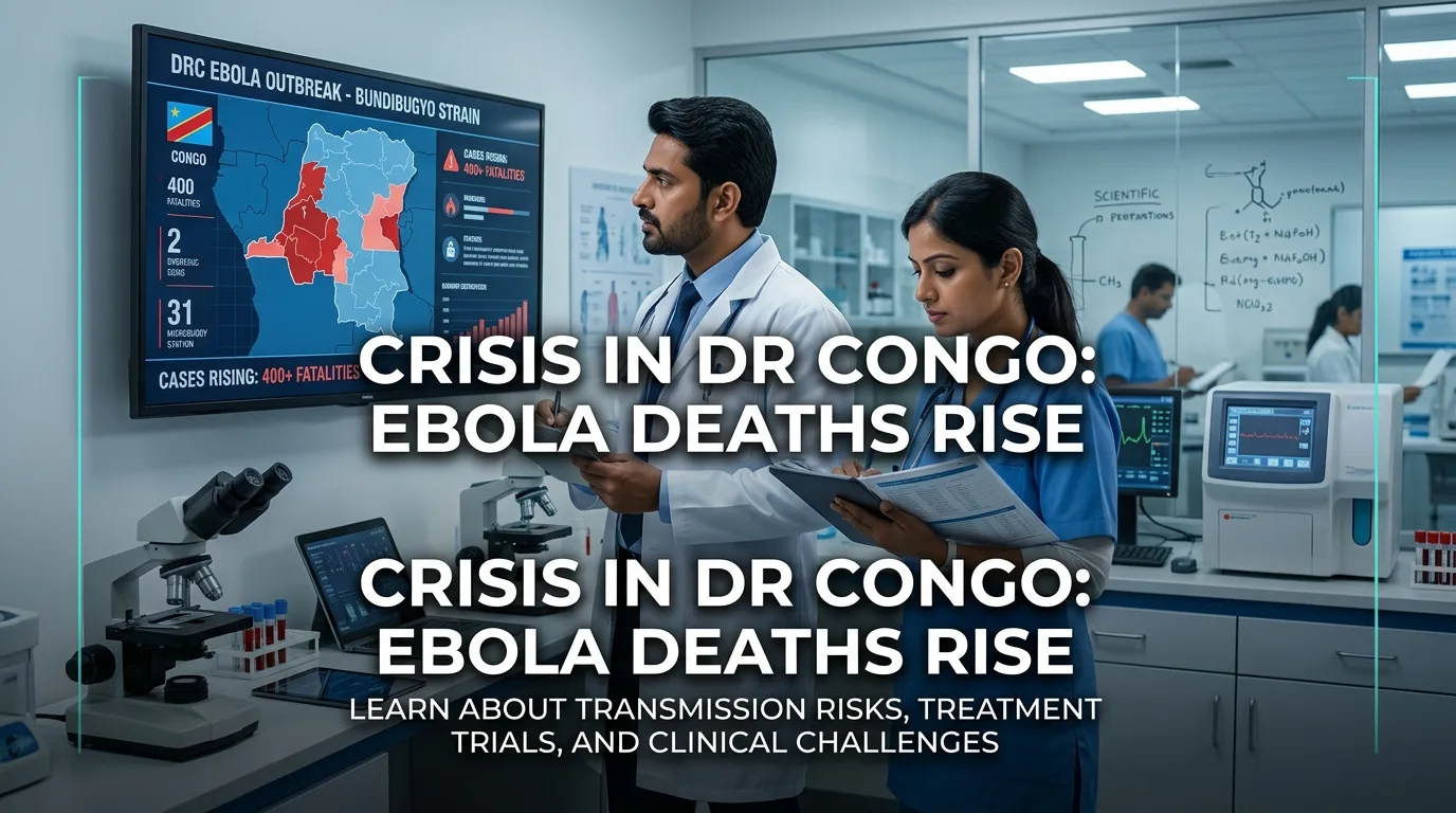 Indian doctor discussing Ebola Outbreak in DR Congo: Over 400 Dead as Cases Rise