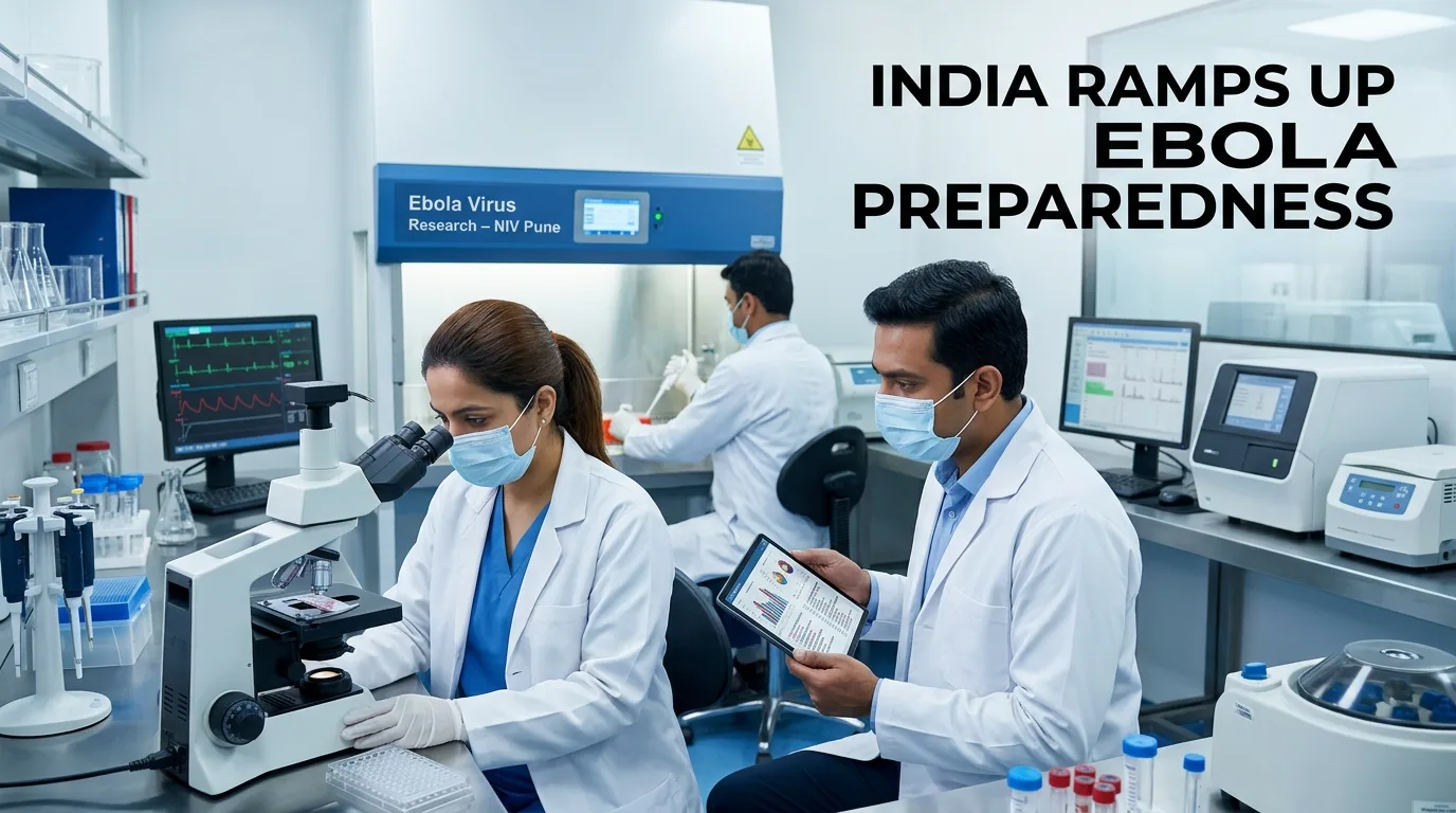 Indian doctor discussing India Enhances Ebola Preparedness After WHO Emergency