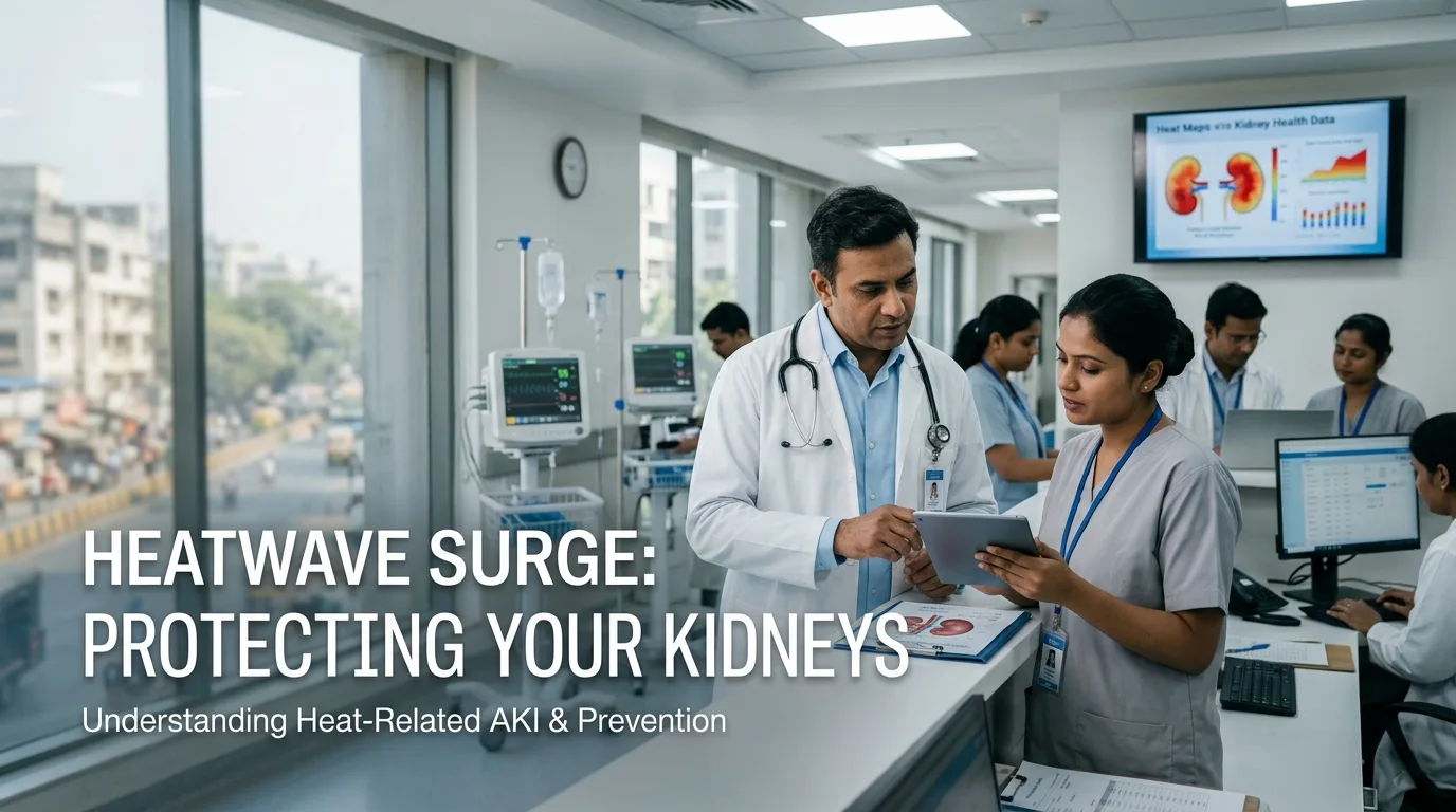 Indian doctor discussing Heatwave Surge: Why Your Kidneys are at Risk This Summer