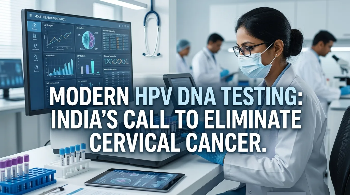 Indian doctor discussing Why India Must Adopt HPV DNA Testing for Cervical Cancer