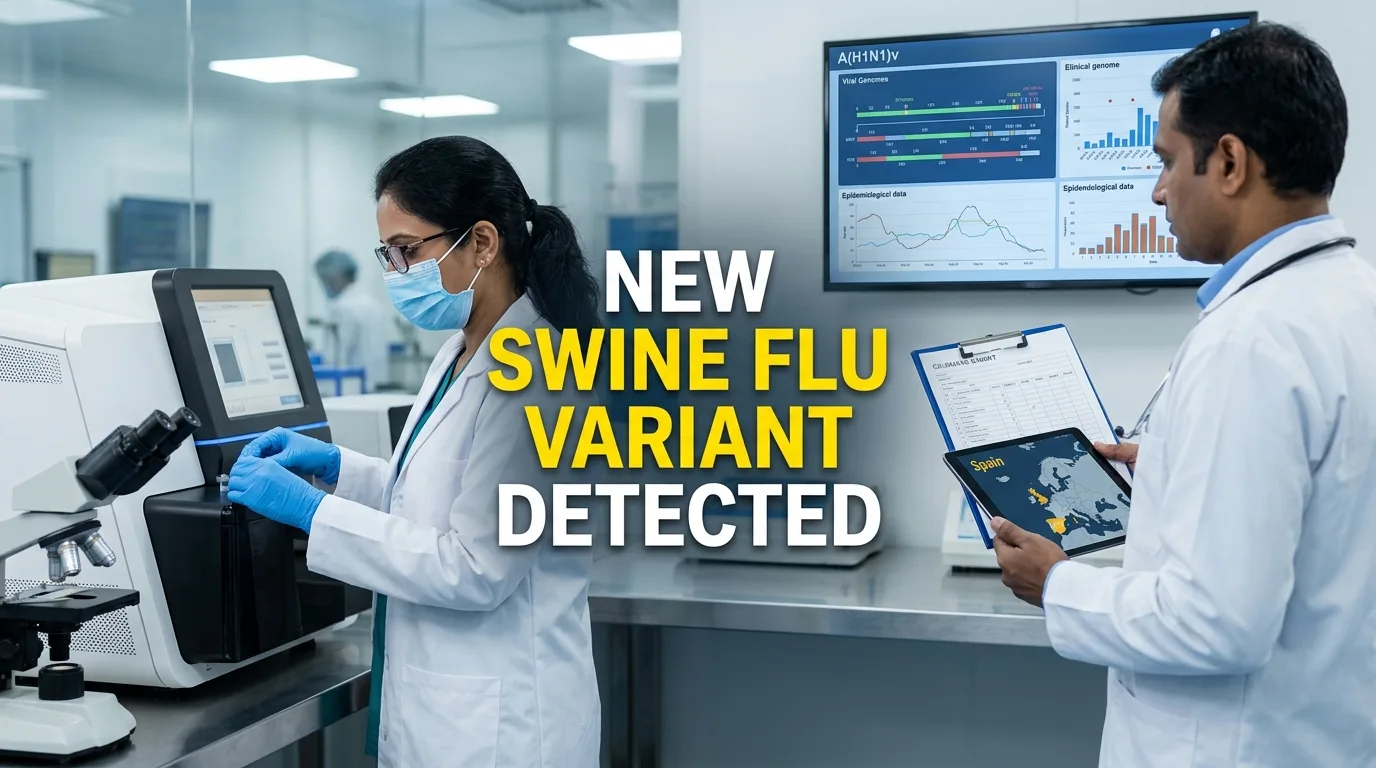 Indian doctor discussing New Swine Flu Variant Detected in Spain: Should We Worry?
