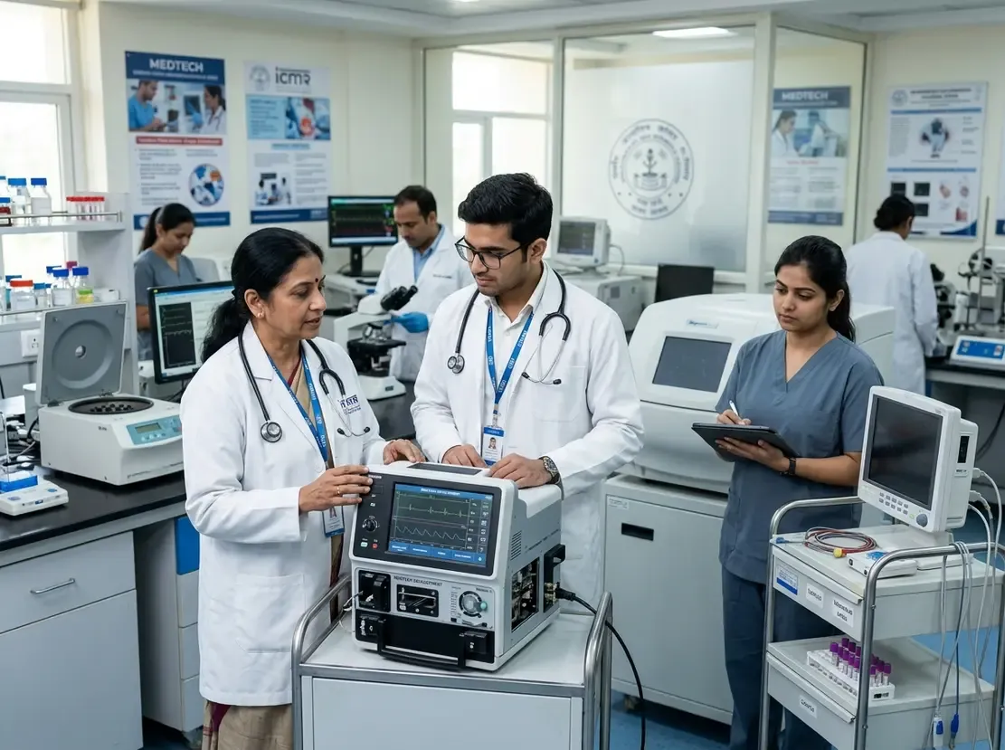 ICMR Selects 7 Top Indian Hubs to Transform MedTech
