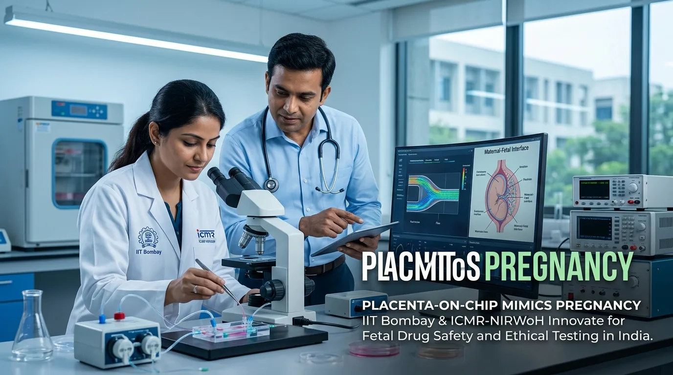 Indian doctor discussing How IIT Bombay’s New Placenta-on-Chip Mimics Pregnancy