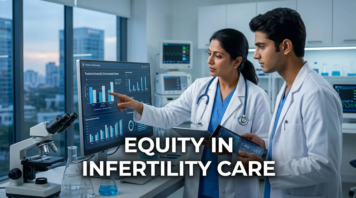 Indian doctor discussing Bridging the Gap: Infertility Disparities Explained