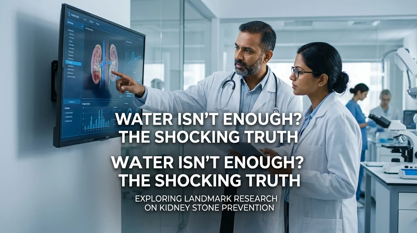 Indian doctor discussing Is Water Enough? The Shocking Truth About Kidney Stones