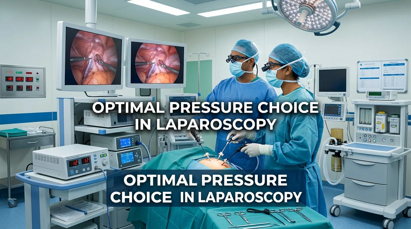 Indian doctor discussing Laparoscopic Gynecologic Surgery: Optimal Pressure Choice