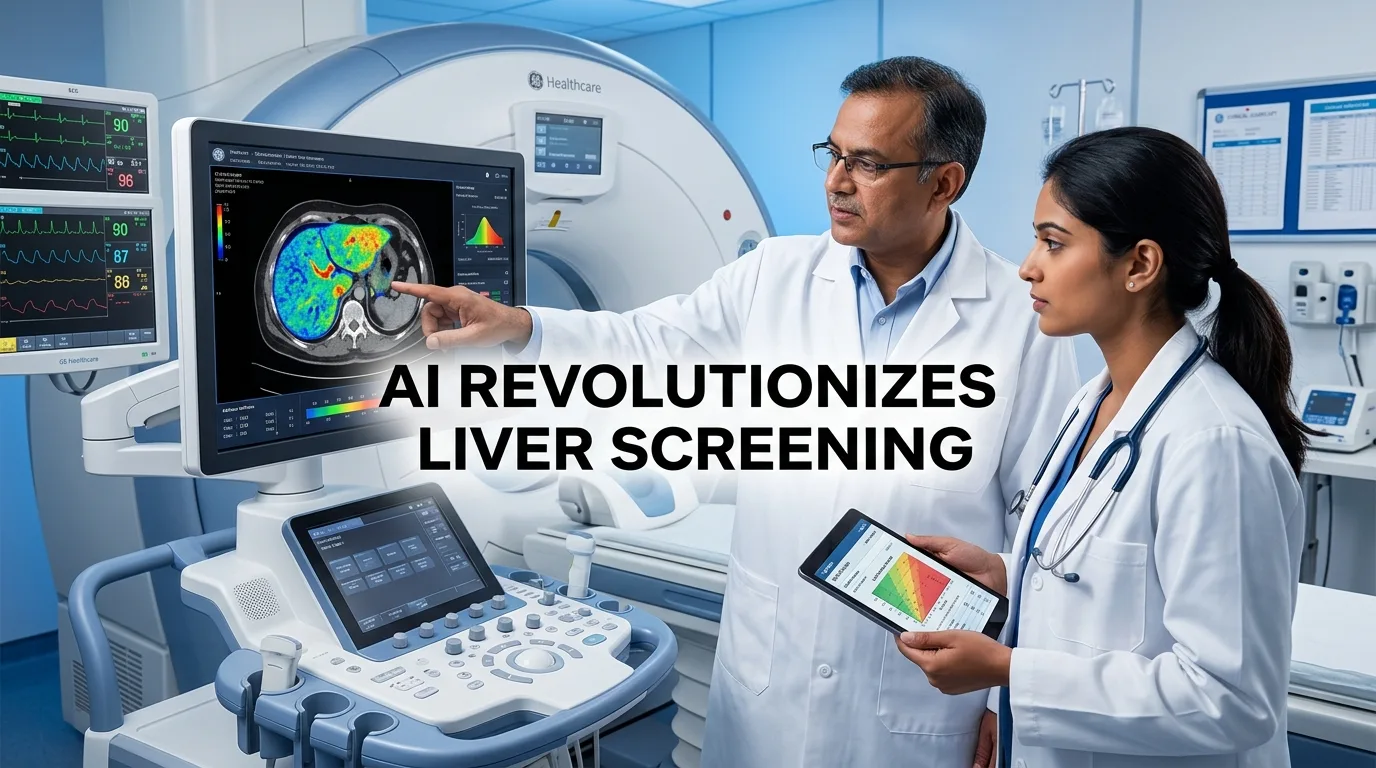 Indian doctor discussing AI Revolutionizes Non-Invasive Liver Fibrosis Screening