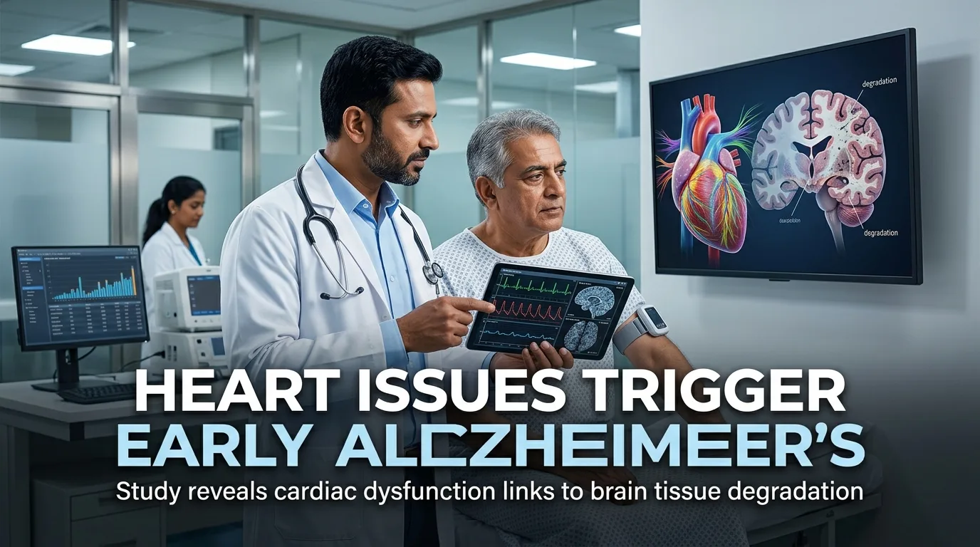 Indian doctor discussing How Minor Heart Issues Trigger Early Signs of Alzheimer’s