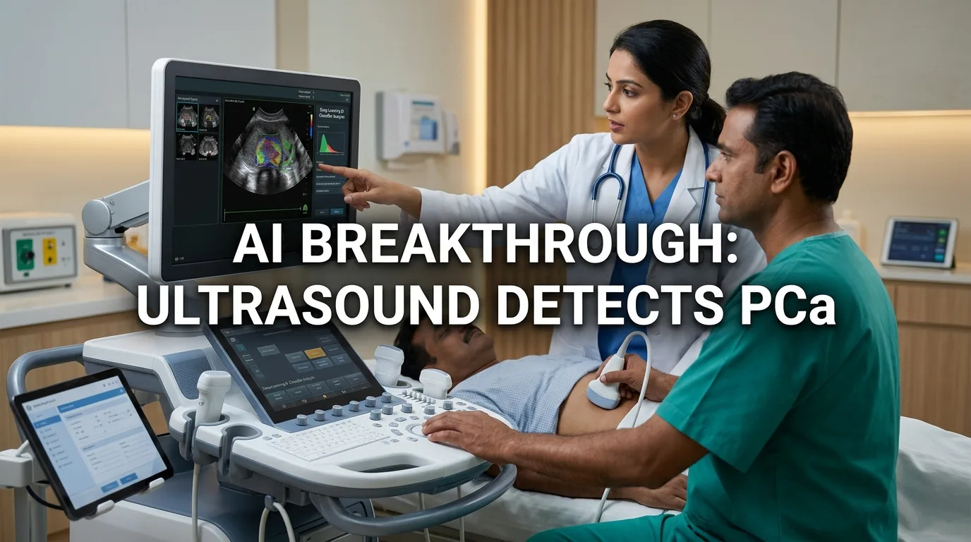 Indian doctor discussing Breakthrough: AI Classifier Uses Ultrasound to Detect PCa