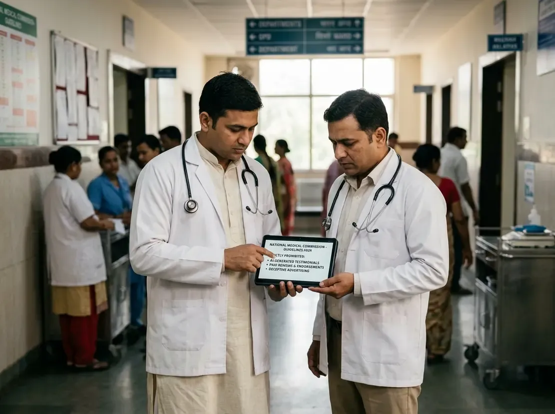 NMC Bars AI Testimonials and Paid Reviews for Doctors - OC Academy Medical Insights