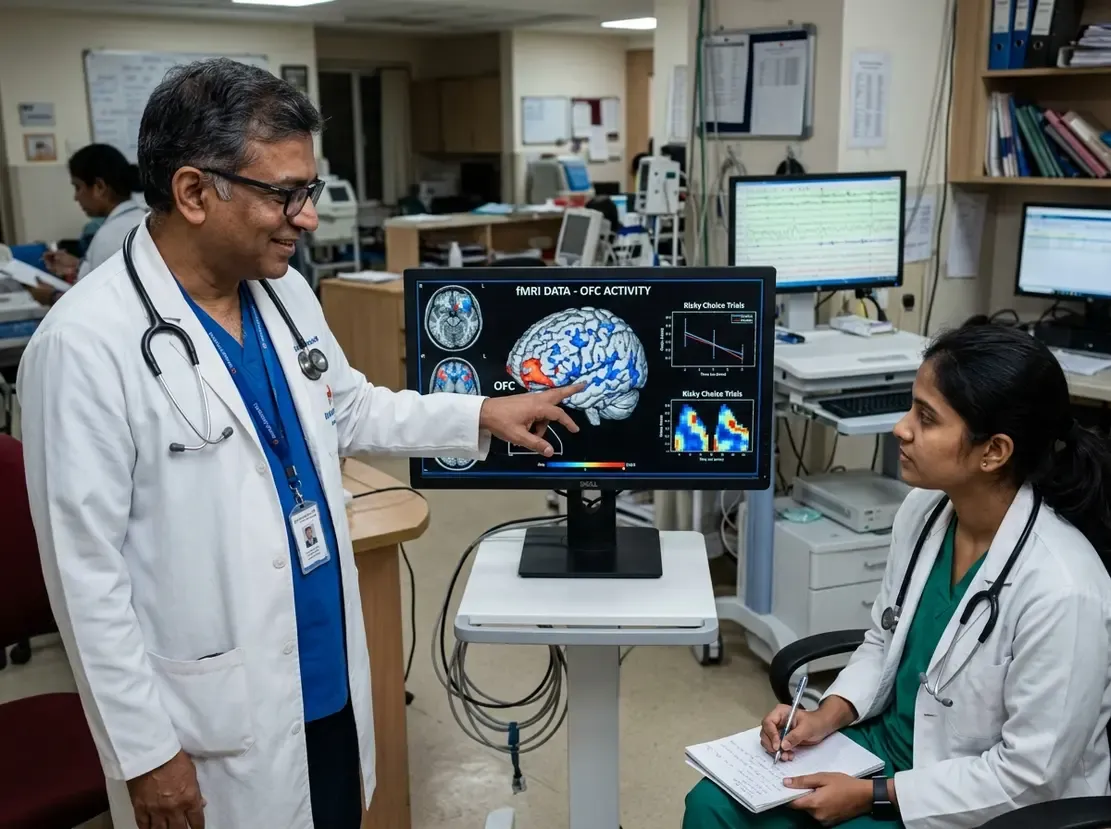 How Brain Circuits Predict Risky Decisions in Real Time