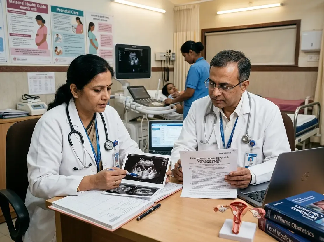 Does Embryo Reduction Lower Pre-Eclampsia in Triplets?
