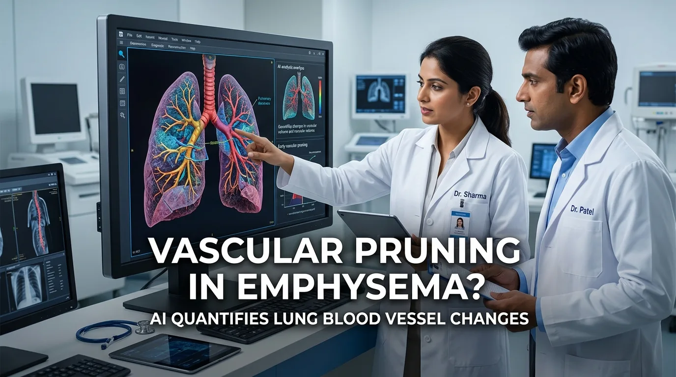 Indian doctor discussing Does Emphysema Reshape the Lungs’ Blood Vessels?