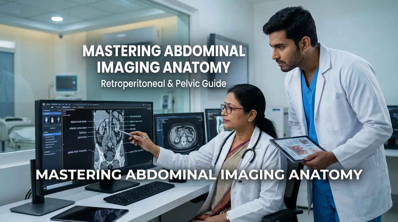 Indian doctor discussing Master Retroperitoneal & Pelvic Anatomy: Your Imaging Guide