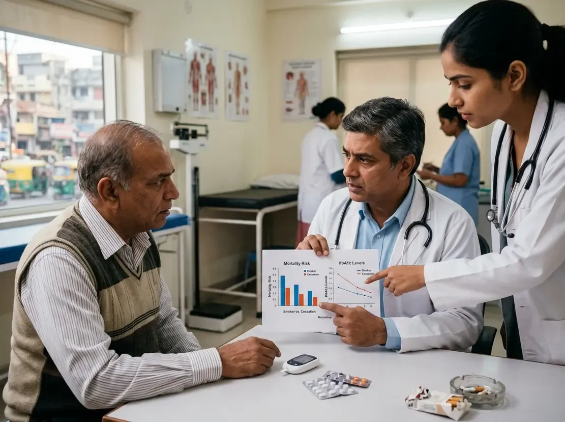 Why Smoking Cessation in Diabetes Demands Active Therapy