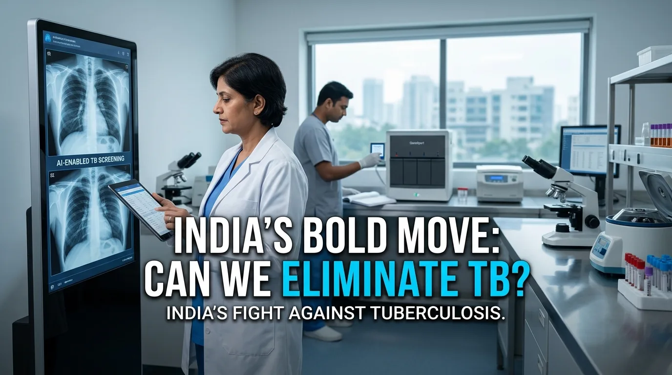 Indian doctor discussing India’s Bold Move: Can We Eliminate TB by 2026?