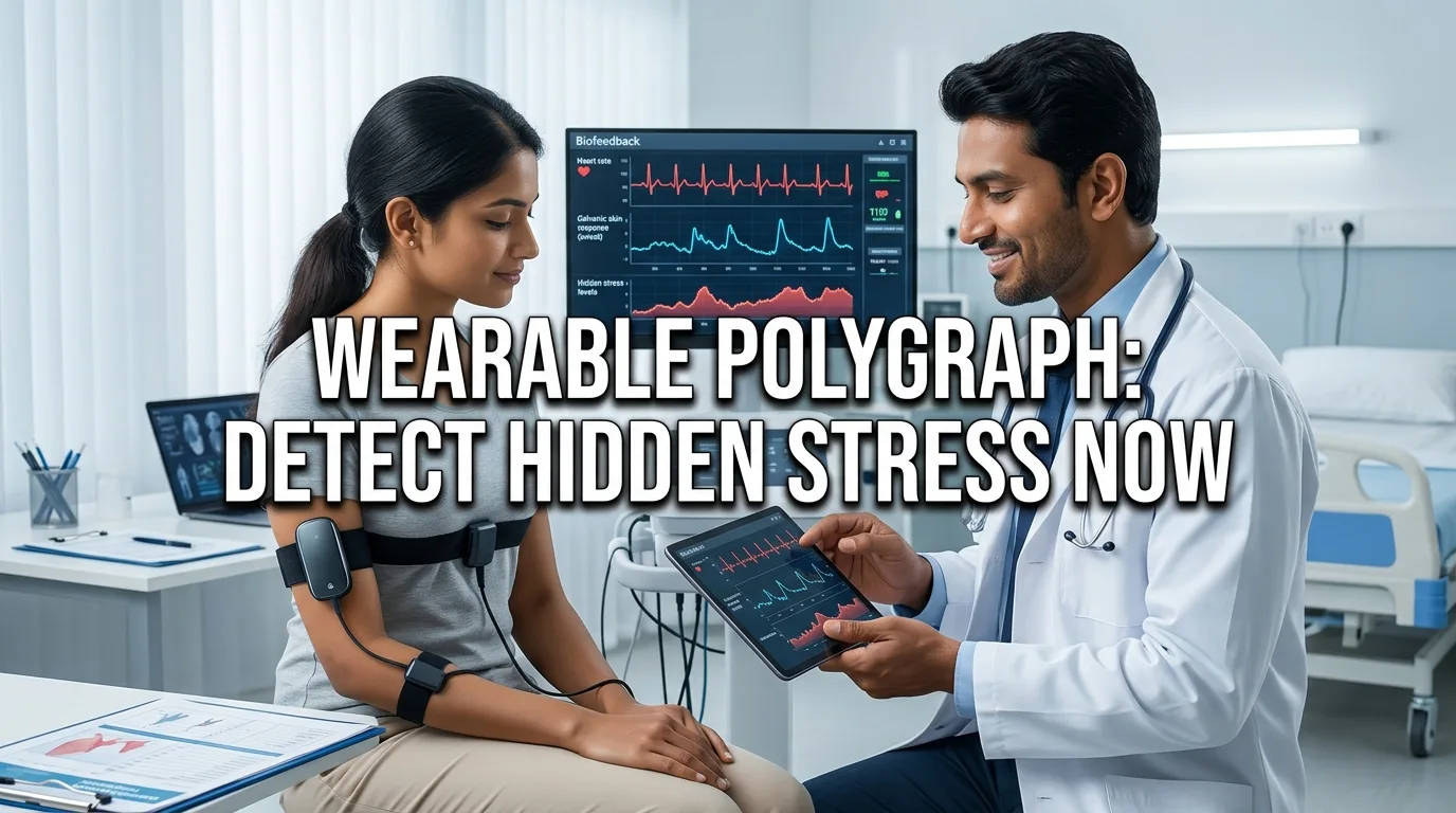 Indian doctor discussing New Wearable Polygraph Detects Hidden Stress in Real Time