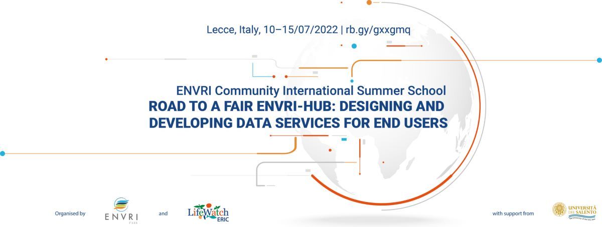 ENVRI community summer school banner