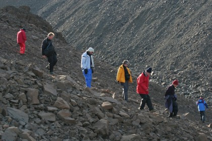 Hiking auf Spitzbergen#}